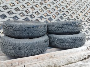 Zimna sada pneu 165/70 R14 81T a plech. disky 5x100 R14 - 2