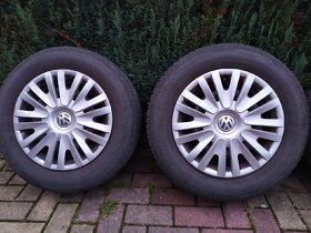 Oceľové disky VW s letnými pneu 195/65 R15 - 2