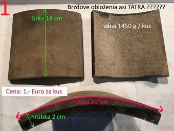 Brzdové a spojkové obloženia Tatra - PV3S - Liaz - 2