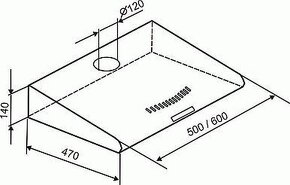 Podskrinkový digestor Mora OP-632-x - 2