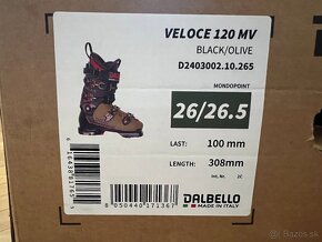 lyziarky Dalbello Veloce 120 MV vel. 26/26.5 - 2