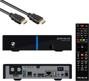 Satelitný prijímač Gigablue UHD IP 4K DVB-S2X Dual - 2