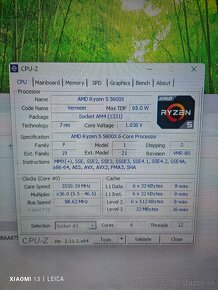 MSI B550 tomahawk + ryzen 5 5600x + vodné chladenie+16GB ram - 2