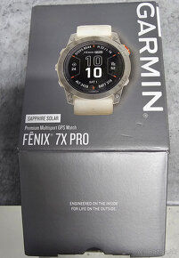 Garmin fénix 7X Pro Sapphire Solar, Titanium, Fog Gray/Ember - 2