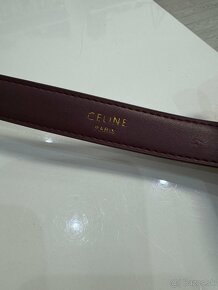 Kozeny opasok Celine burgundy 110cm - 2