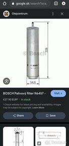 Bosch olejový filter, Bosch filter paliva, brzdové platničky - 2