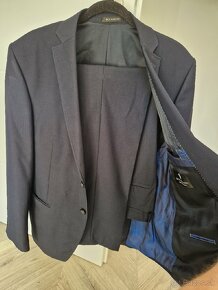 Oblek Paco Romano tmavo modry slim - 2