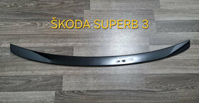 SKODA SUPERB 3 spoiler kridlo lipko na kufor - 2