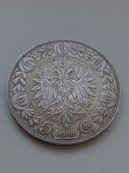 5 Korún FJ I. 1900 Rakúsko - Uhorsko - 2