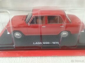 1:24 LADA 1200 - 1970, Hachette. Nezapomenutelné automobily - 2