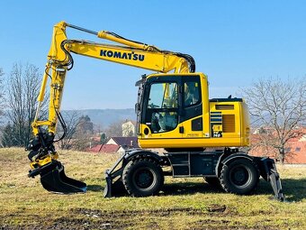 Kolesové rypadlo Komatsu PW148-10) - 2