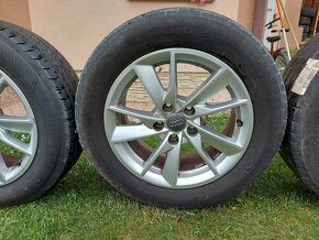 Original AUDI alu disky,rozteč 5x112,na pneu 205/60R16 - 2