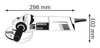 Bosch GWS 1400 - uhlová brúsia - NOVÁ - 2