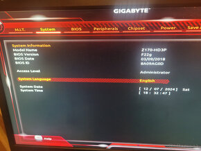 Predám základnú dosku GIGABYTE Z170 - 100% stav - 2