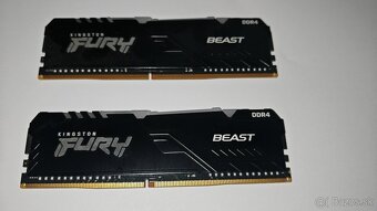 Kingston FURY 16GB KIT DDR4 2× 8 GB RGB osvetlenie - 2