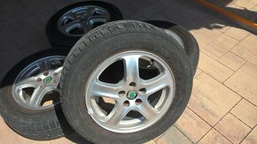 Elektrony 5x100 SKODA-VW-AUDI-SEAT + 195/65 R15 91H 6mm LETO - 2