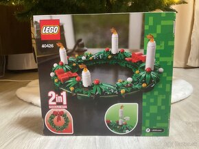 LEGO® Iconic 40426 Vianočný veniec 2 v 1 - nové, nerozbalené - 2