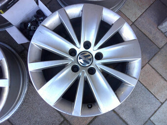 Alu disky VW R16, 5x112, 6,5x16 č.13d - 2