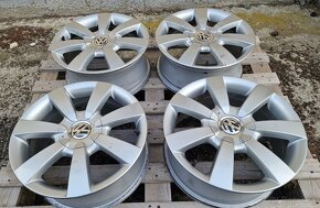 ORIGINÁL VW HLINÍKOVÉ DISKY 5x100 R16 - 2