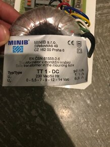 Toroid trafo TT1DC Minib s usmerňovacím modulom - 2