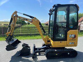 Minibagr CAT 301.6 hyd.podvozek+svahovka,podkopy - 2