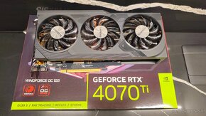 S DOKLADOM Gigabyte RTX 4070 TI Windofrce OC 12GB GDDR6X - 2