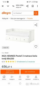 POSTEĽ IKEA HEMNES - 2