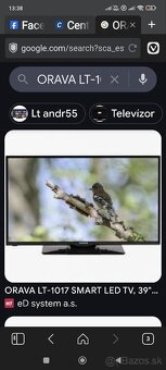 Predám Smart TV Orava 39" - 2