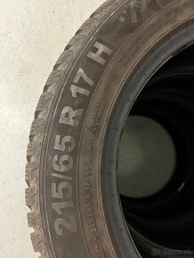 predám zimné pneumatiky 215/65R17 Semperit - 2