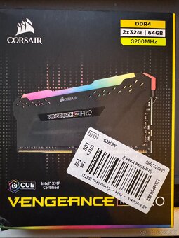 Corsair 64GB KIT DDR4 3200 MHz CL16 Vengeance RGB PRO - 2