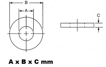 podlozky pre kompenzator ustovu brzdu M13 x 0.2 mm - 2