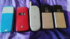 Staršie mobily Nokia, Motorola, Sony Ericsson - 2