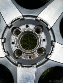 BBS 4x100 r15 7j et25 s novými zimnými gumami - 2