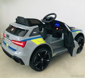 Detské elektrické autíčko RS6 GT POLÍCIA - 2