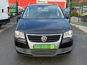 ► VW TOURAN 1,6 MPI - 75 KW- 7 MÍST, PARKO.SENZORY, NAVI◄ - 2