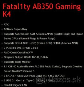 ASROCK Fatal1ty AB350 Gaming K4 - 2