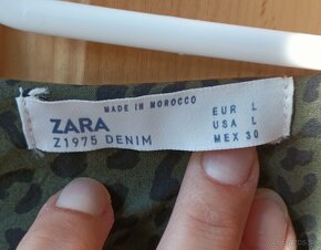 Šaty ZARA s tigrovaným vzorom, dlhý rukáv - 2