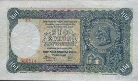 100 Ks/1940 I. emisia - neperforovaná - 2