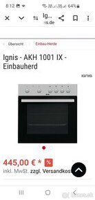 Rúra vstavana ignis AKH 1001 ix - 2