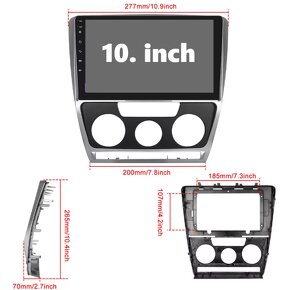Radio Skoda Octavia,10",1+32GB,GPS,WiFi,Android 13,CanBus - 2