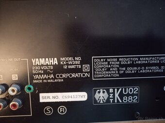 KÚPIM - na dvoj deck Yamaha KX-W321  nastavovací gombík - 2