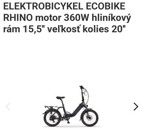 Ecobike RHINO - 2