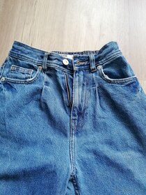Dievčenské široké riflové nohavice pre 12 ročné dievča. - 2