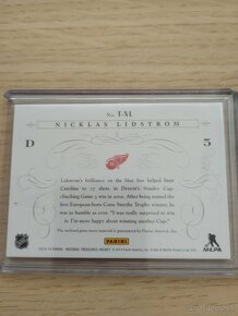 Predám hokejovú kartu Nicklas Lidstrom National Treasures - 2