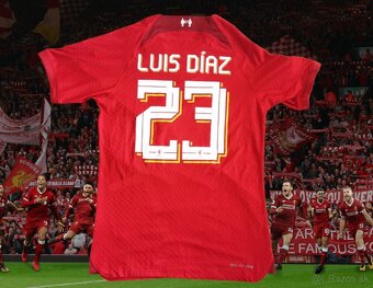 dres DIAZ Liverpool FC vel. M,L hráčska verzia - 2