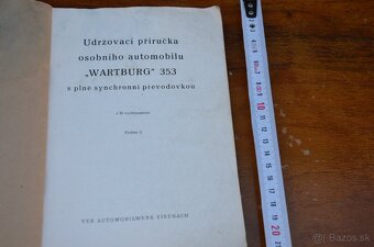 Predám knihu obsluha a údržba Warburg 353 - 2