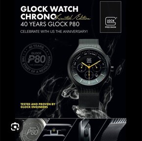 Limitka GLOCK WATCH CHRONO  - úplne nové - 2