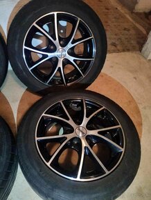 4ks alu 5x114,3 r16 + pneu + snímače tlaku - 2