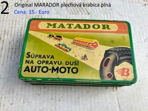 Plechové retro krabičky Matador - 2