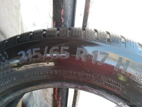 4x zimné pneumatiky 215/65 r17 - 2